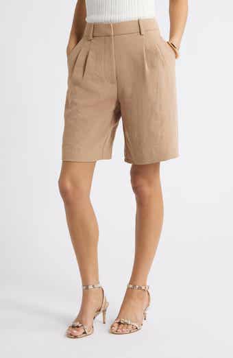 Open Edit The Curator Pleated Bermuda Shorts