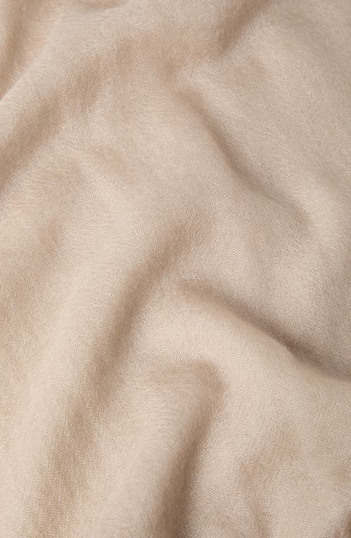 Brunello Cucinelli Cashmere And Silk Scarf In Neutral