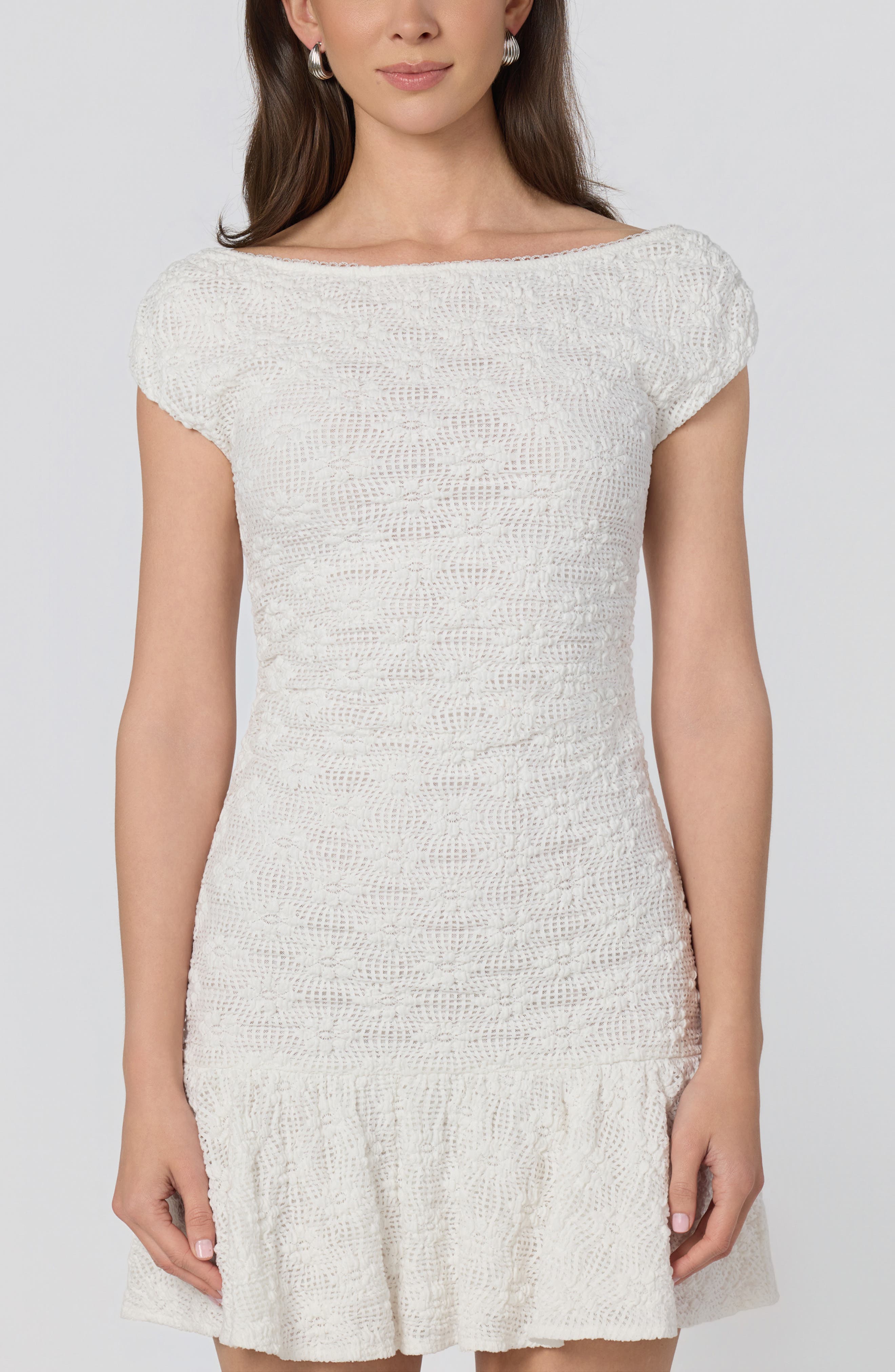 ASTR the Label Jolene Lacy Minidress (Women) | Nordstromrack