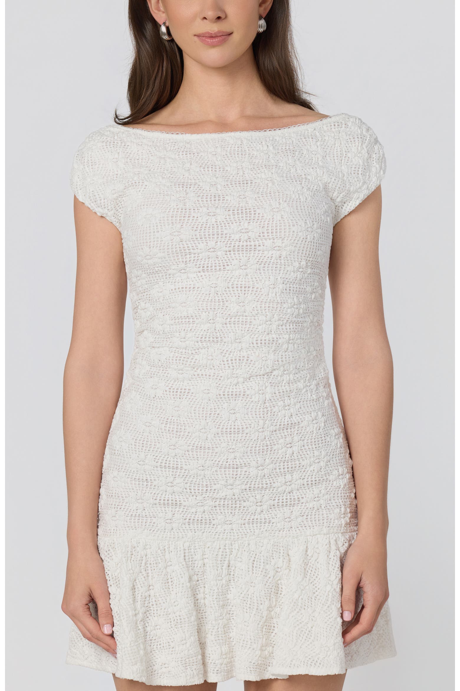 Lacy Rack ASTR the Label Jolene Lacy Minidress (Women) | Nordstromrack