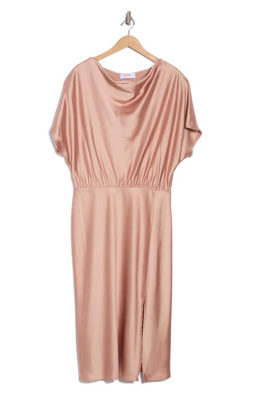 Renee C Satin Off The Shoulder Dress