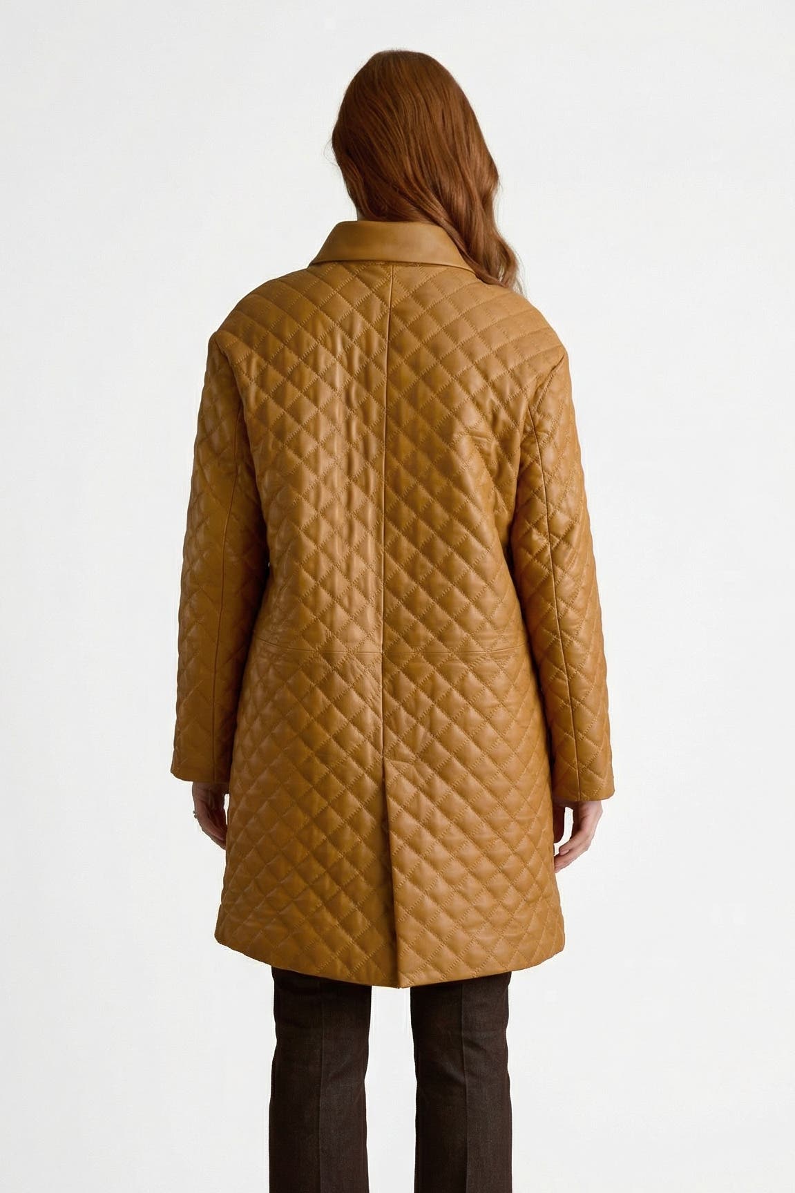 Holland Quilted Leather Coat - image 4