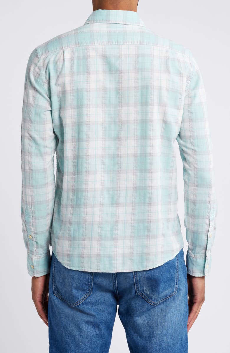 Faherty Tropical Cotton Button-Up Shirt, Alternate, color, Spring Isle Plaid