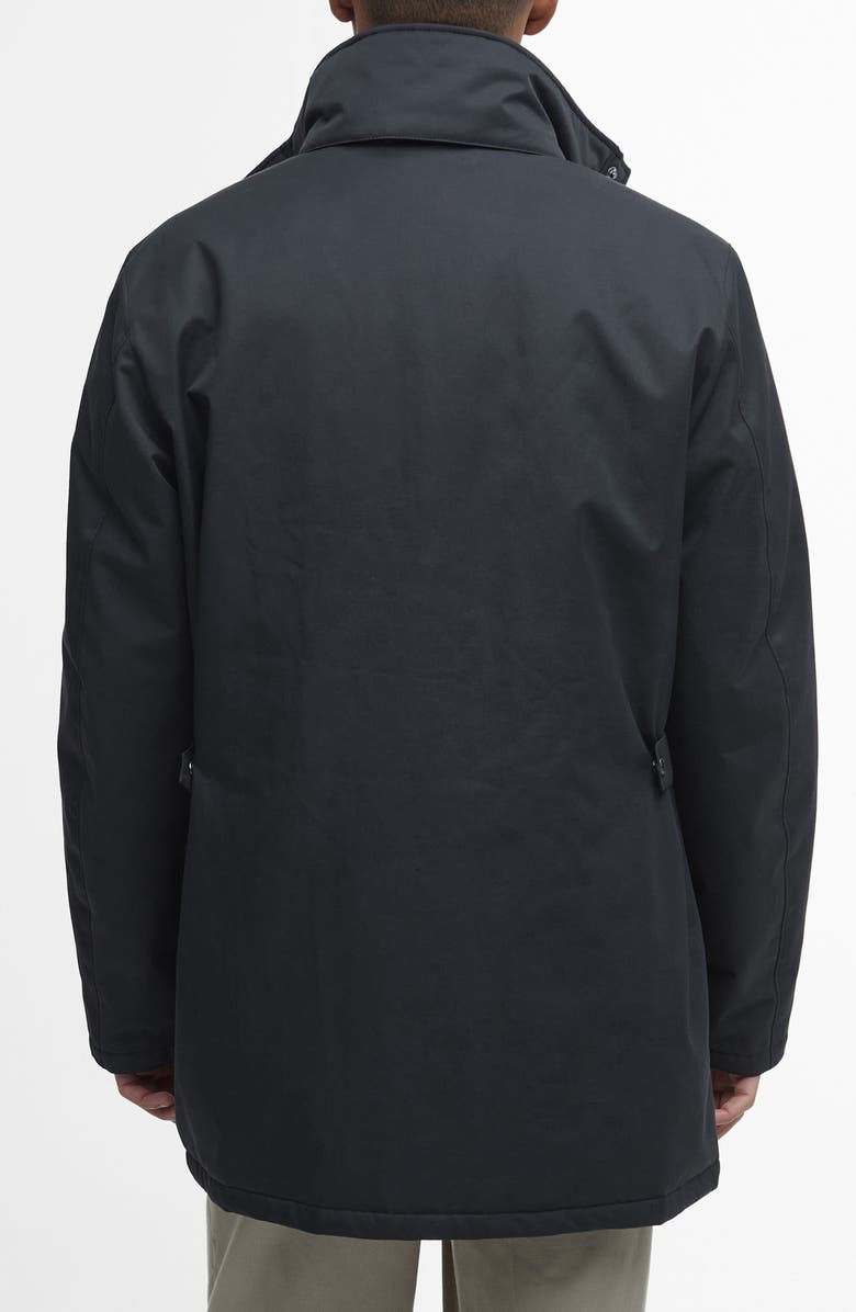 Barbour Border Water Repellent Jacket with Stowaway Hood, Alternate, color,