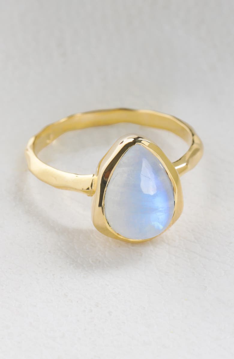 YS GEMS Rainbow Moonstone Ring, Alternate, color, Blue