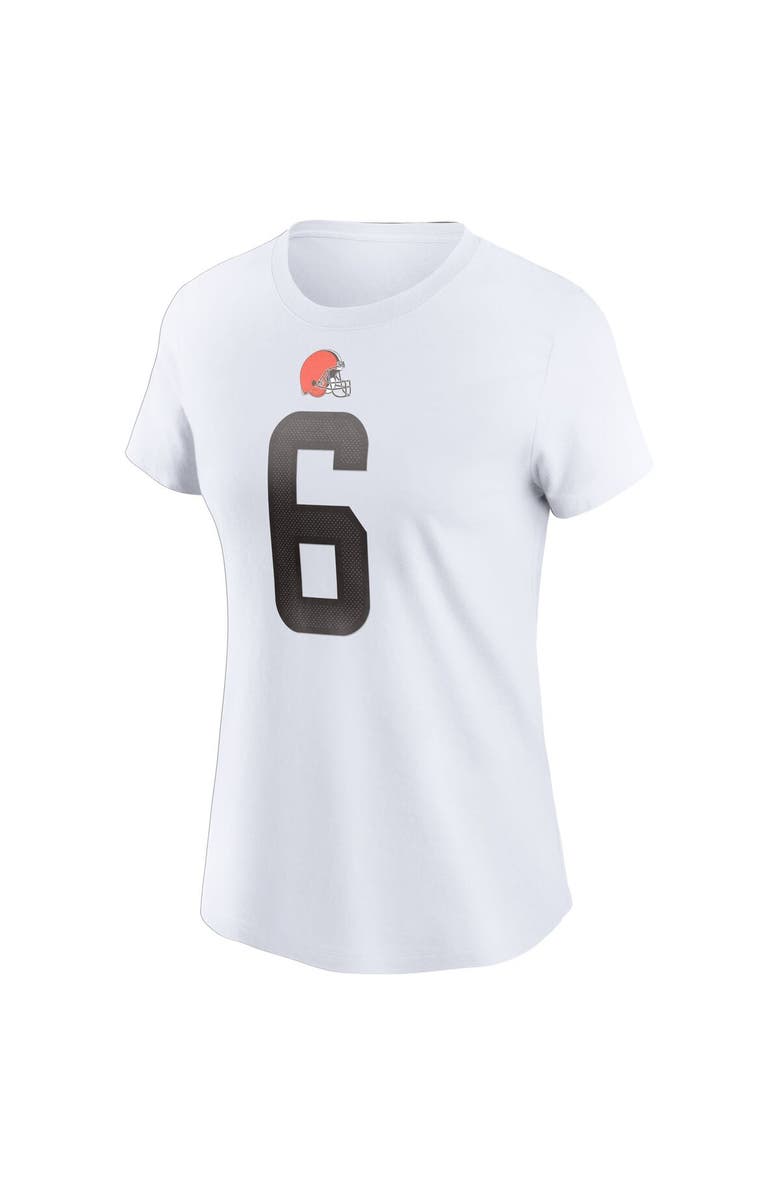 Nike Women's Nike Baker Mayfield White Cleveland Browns Name & Number T-Shirt, Alternate, color,