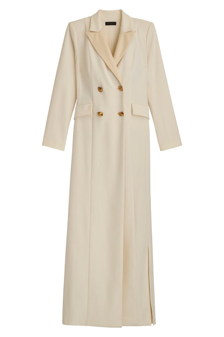 Double Breasted Long Sleeve Dress, Alternate, color, PRISTINE