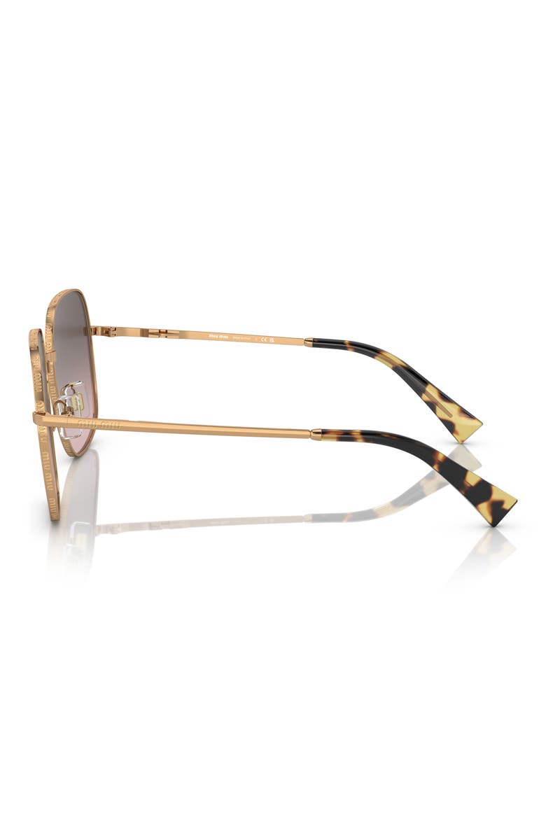 61mm Square Sunglasses, Alternate, color, ANTIQ COP