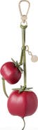 Brahmin Tomato Leather Bag Charm