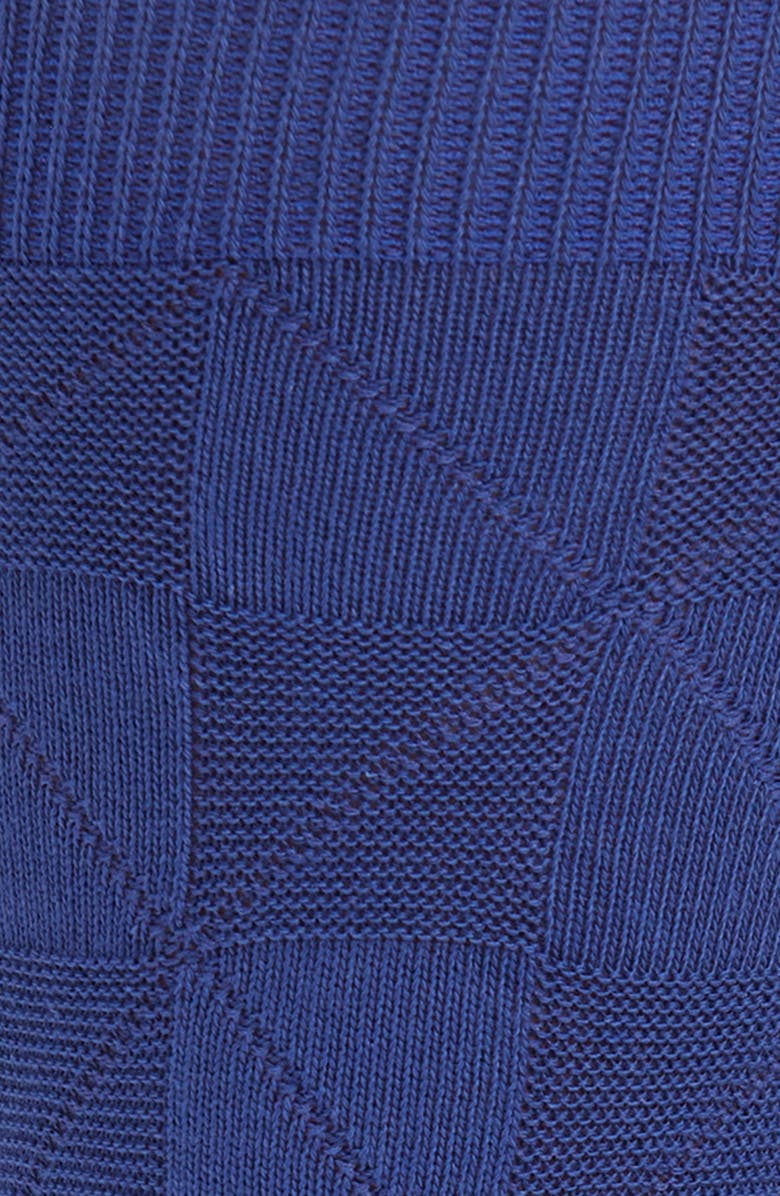 Open Edit Check Textured Crew Socks, Alternate, color,