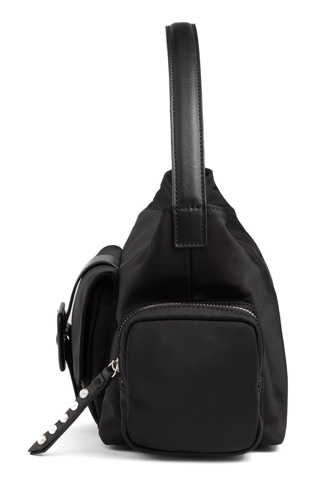 LK Bennett Zig Shoulder Bag, Alternate, color, Black