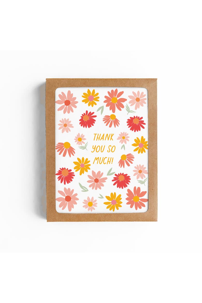 Summer Garden Thank You Card-Box Set of 8 Cards, Main, color, No Color
