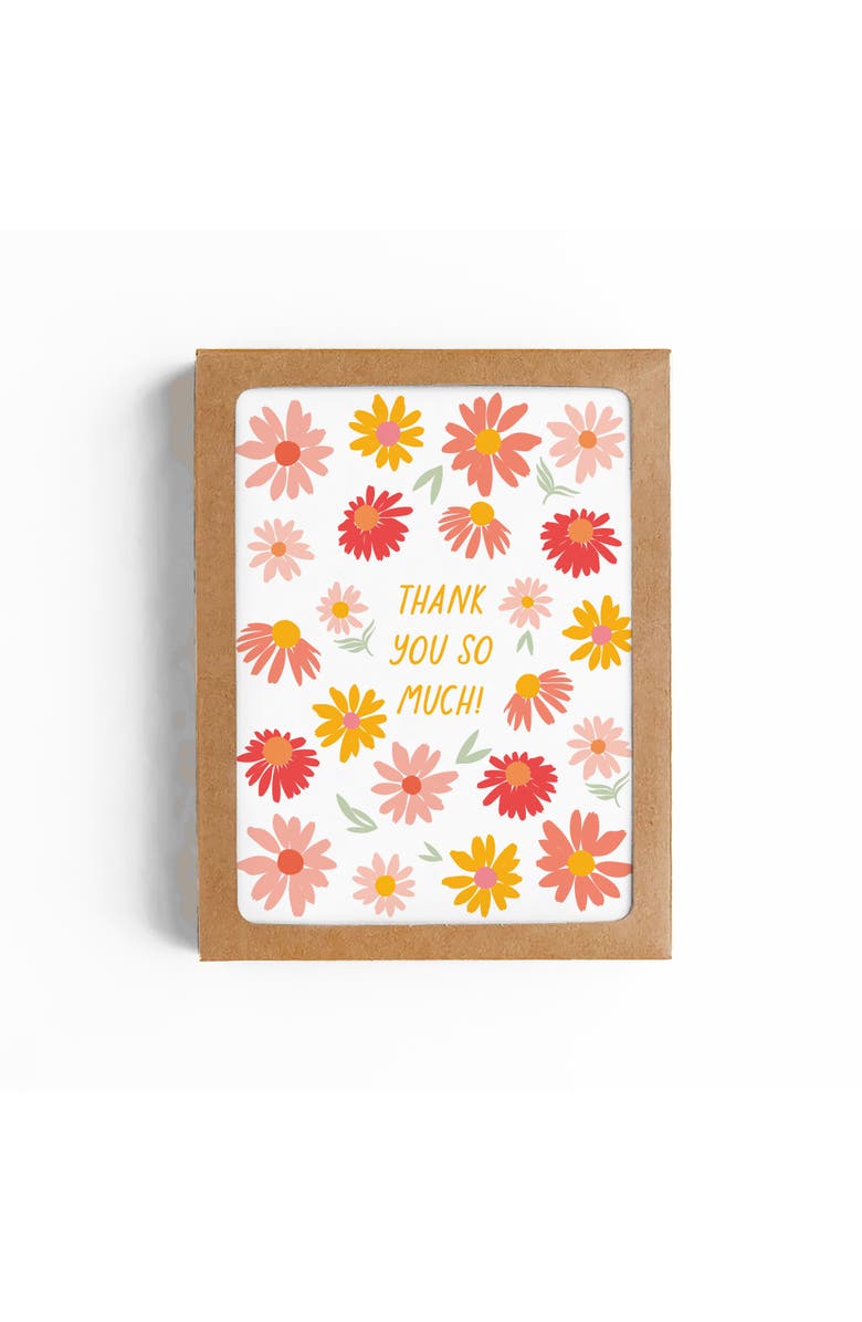 Mellowworks Summer Garden Thank You Card-Box Set of 8 Cards, Main, color, NO COLOR