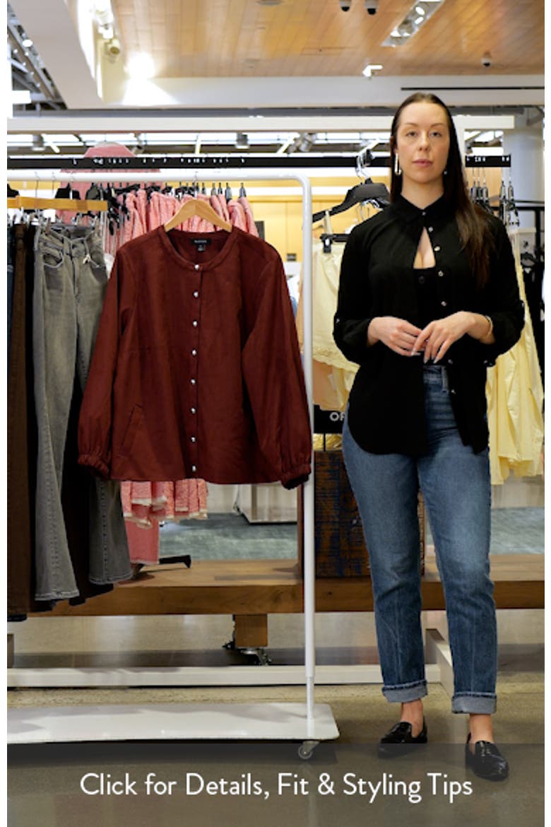 Faux Suede Jacket video