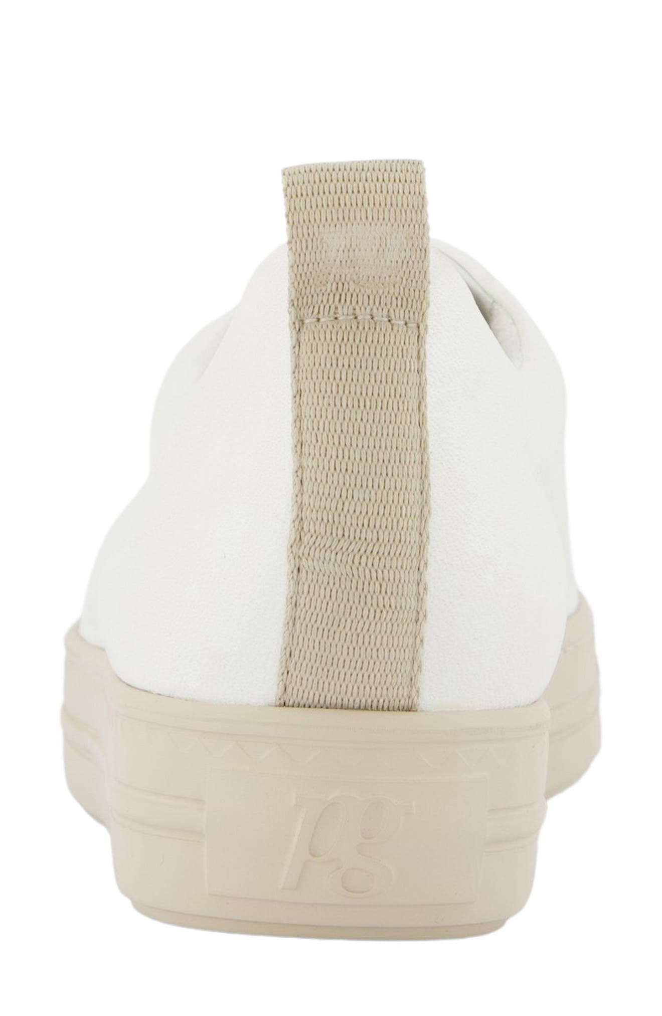 Paul Green Ajay Low Top Sneaker, Alternate, color, Cream Nappa