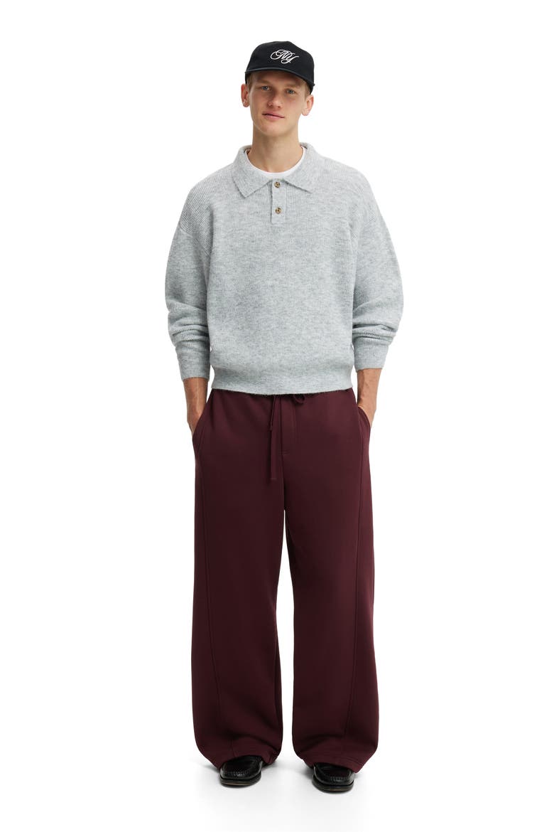 Men's Super Baggy Track Pant, Alternate, color, Winter Fig Panelled