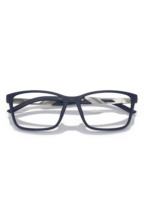 Scuderia Ferrari 57mm Pillow Optical Glasses In Matte Blue
