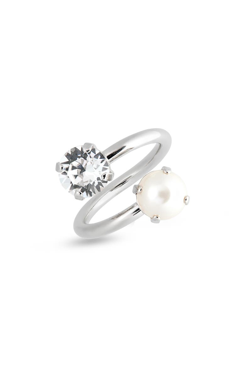 Annie Bypass Ring, Main, color, PALLADIUM