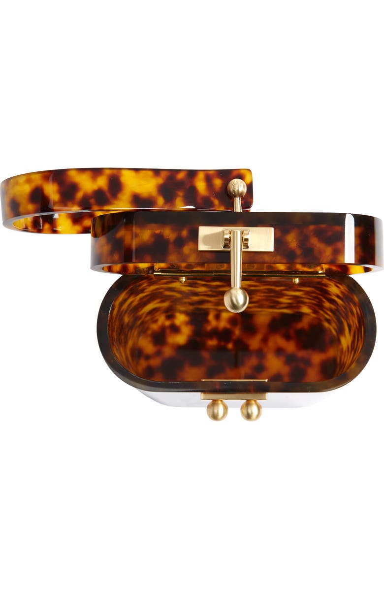 Edie Parker Oval Acrylic Bucket Bag, Alternate, color,