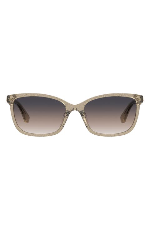 tabitha 55mm rectangular sunglasses