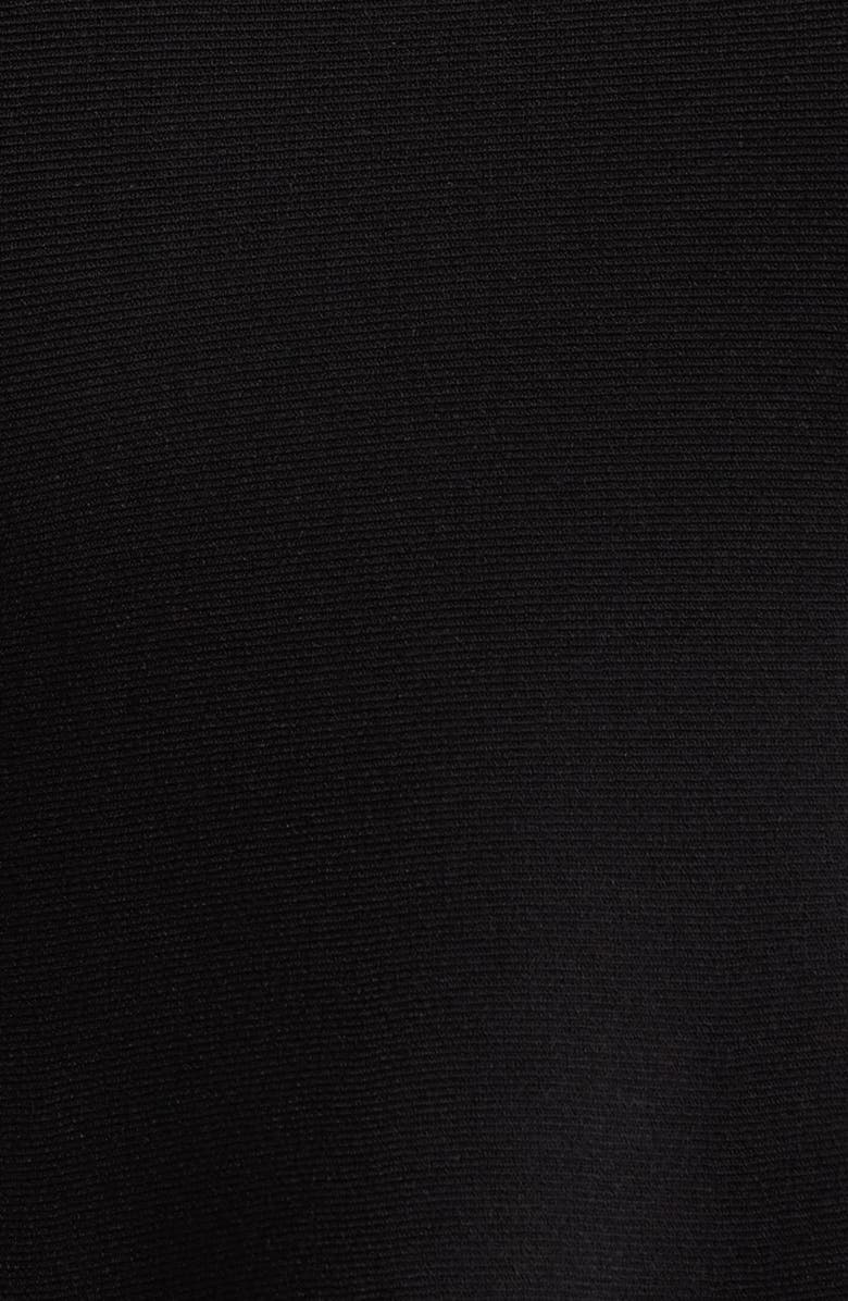 Nordstrom Short Sleeve Peplum Sweater, Alternate, color, Black