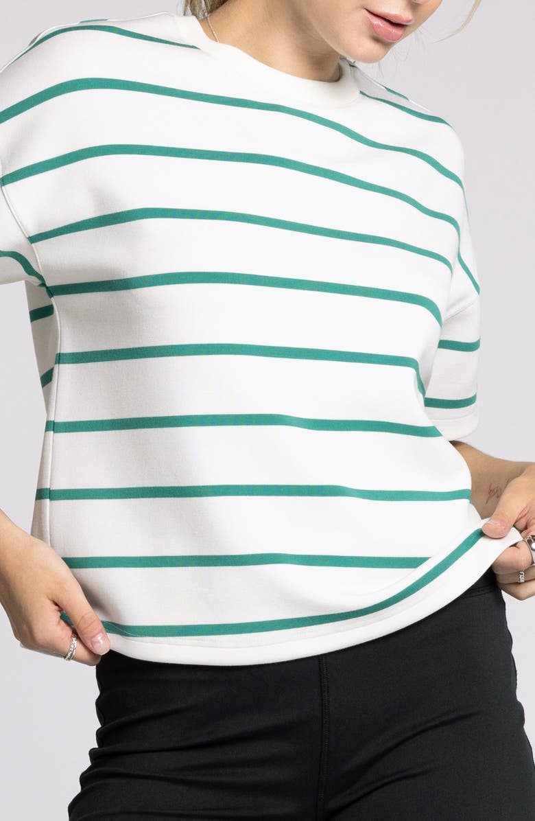 Thread & Supply Corrie T-Shirt, Alternate, color, White Green