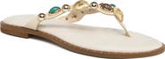 Grace Footwear Solane Stone T Strap Sandal