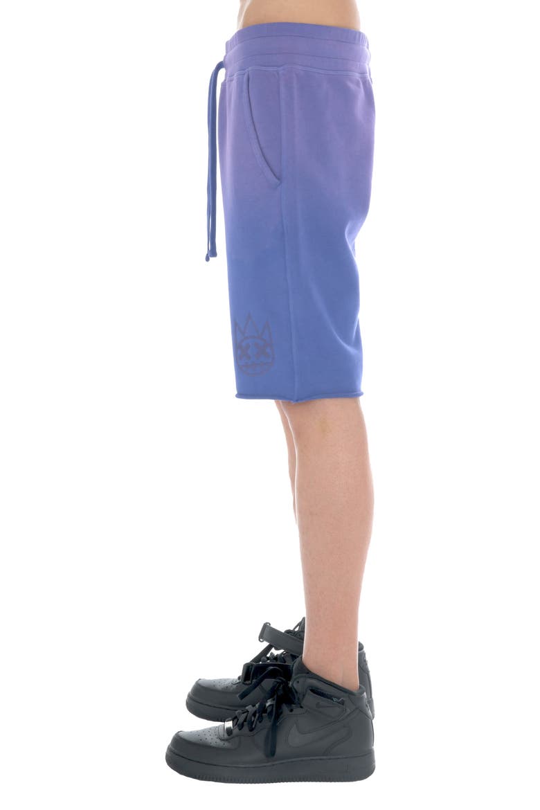 Shimuchan Cotton Graphic Sweat Shorts, Alternate, color, VINTAGE PURPLE