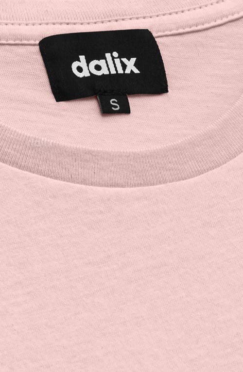 Dalix Womens Bow Lightweight High Waisted Tee In Pink
