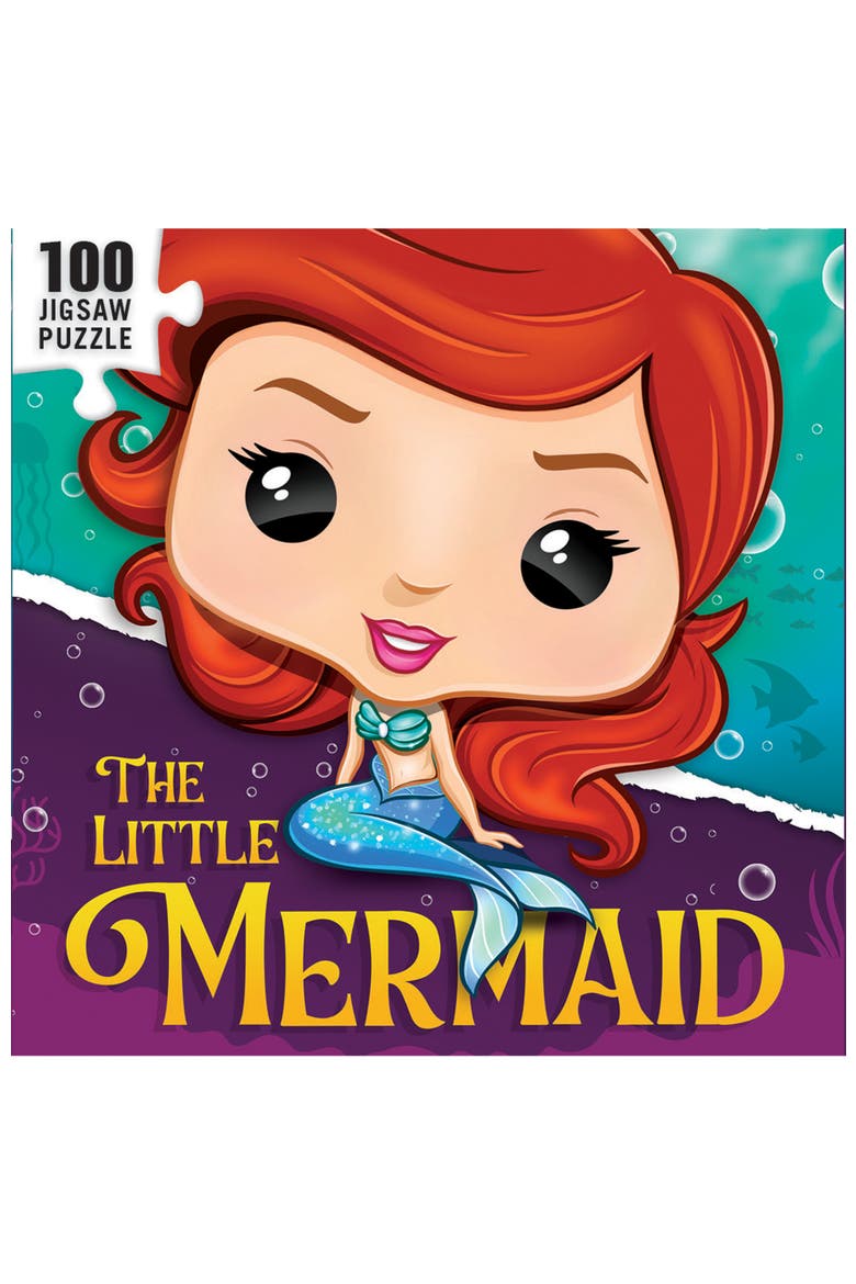 The Little Mermaid 100 Piece Puzzle, Alternate, color, Multicolor