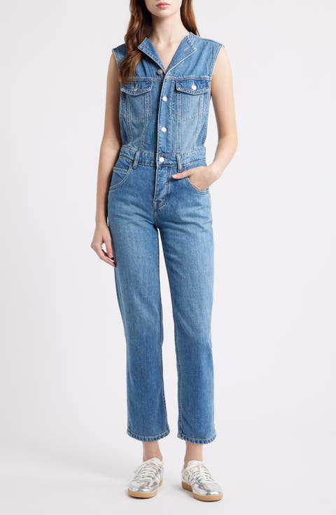 All You Need Denim Jumpsuit (Bea Blue)