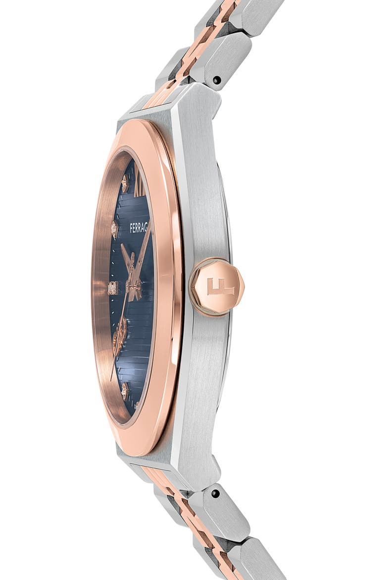 Vega Bracelet Watch, 40mm, Alternate, color, TWO TONE
