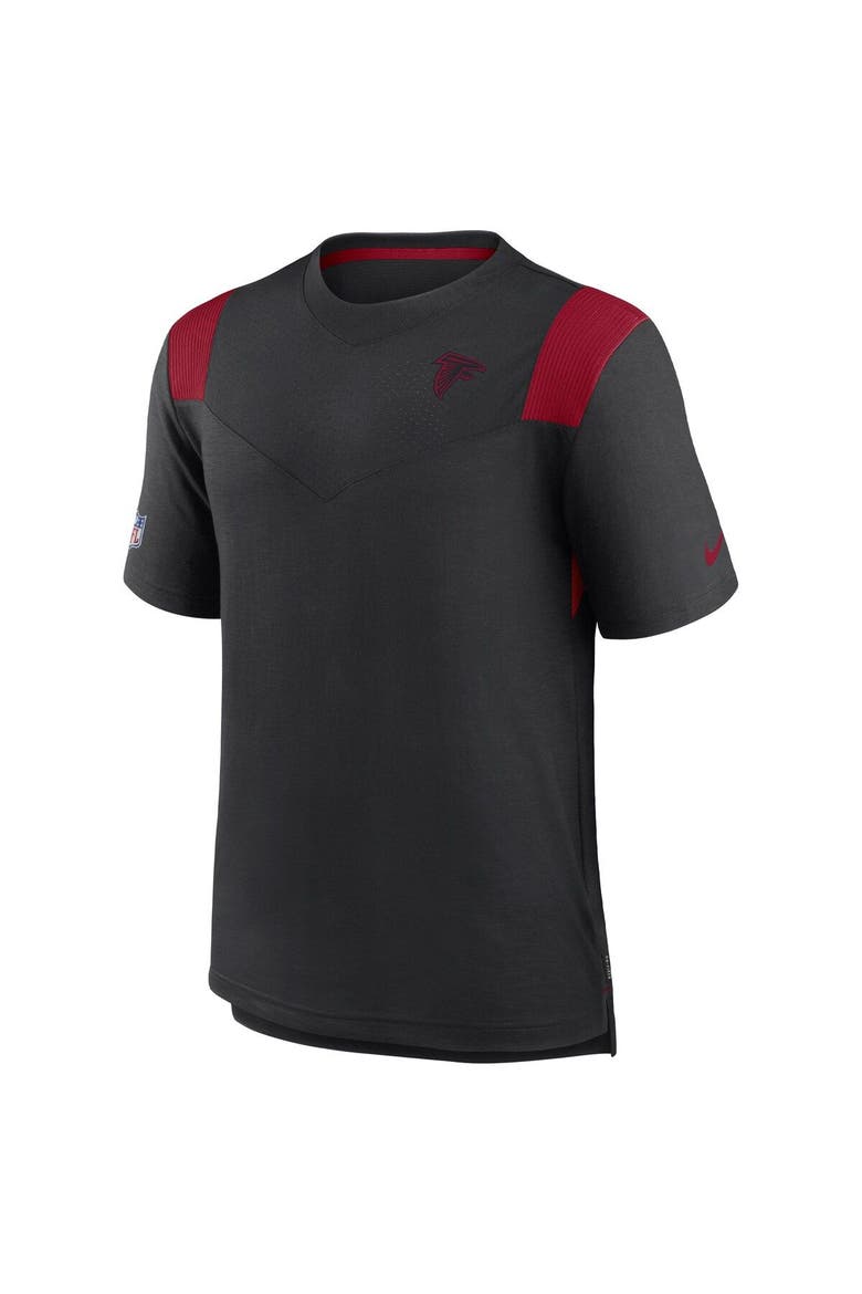 Men's Nike Black Atlanta Falcons Sideline Tonal Logo Performance Player T-Shirt, Alternate, color, Black