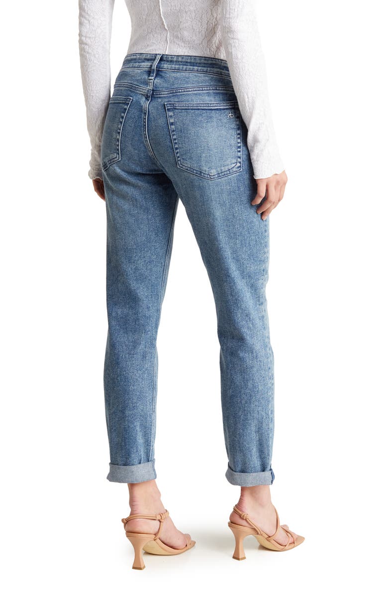 rag & bone Dre Low Rise Cuffed Slim Boyfriend Jeans, Alternate, color,