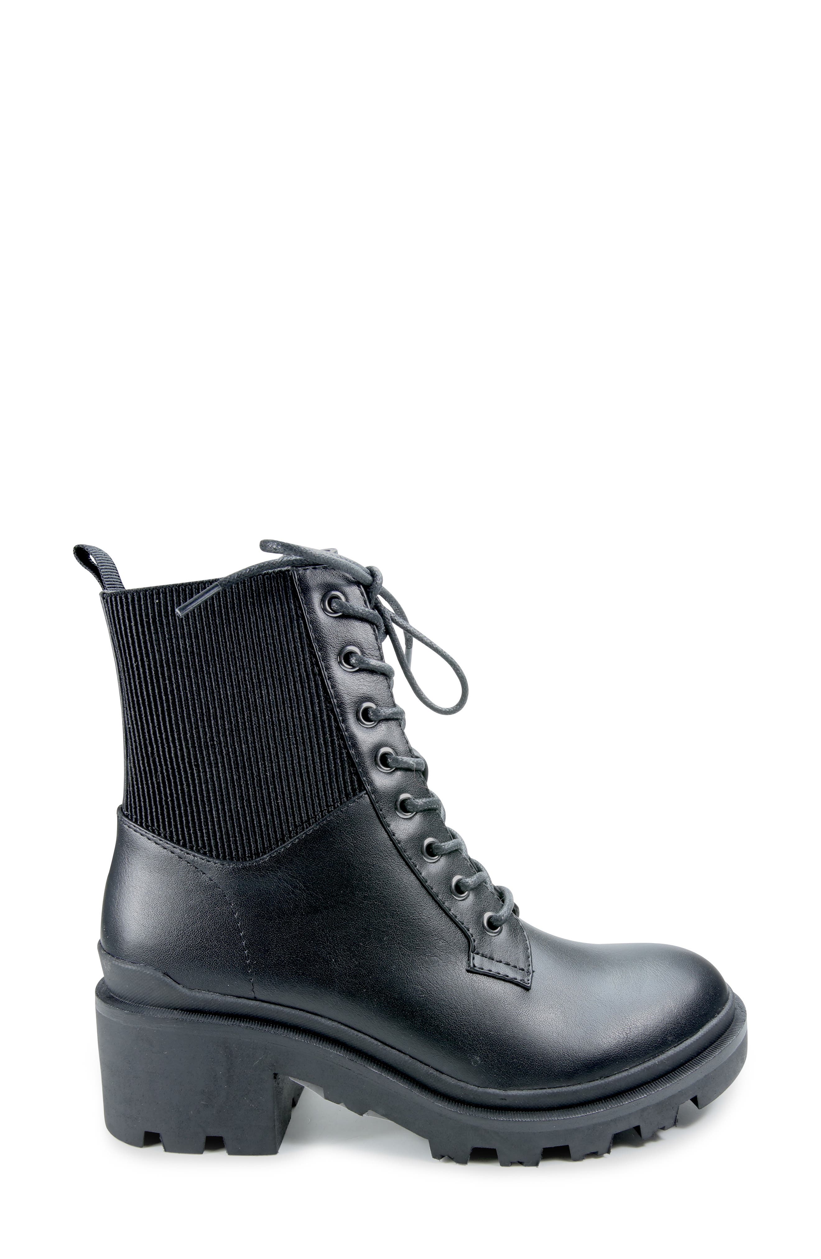 B*O*G COLLECTIVE B.O.G. Collective Seneca Faux Leather Combat Boot, Alternate, color, 
