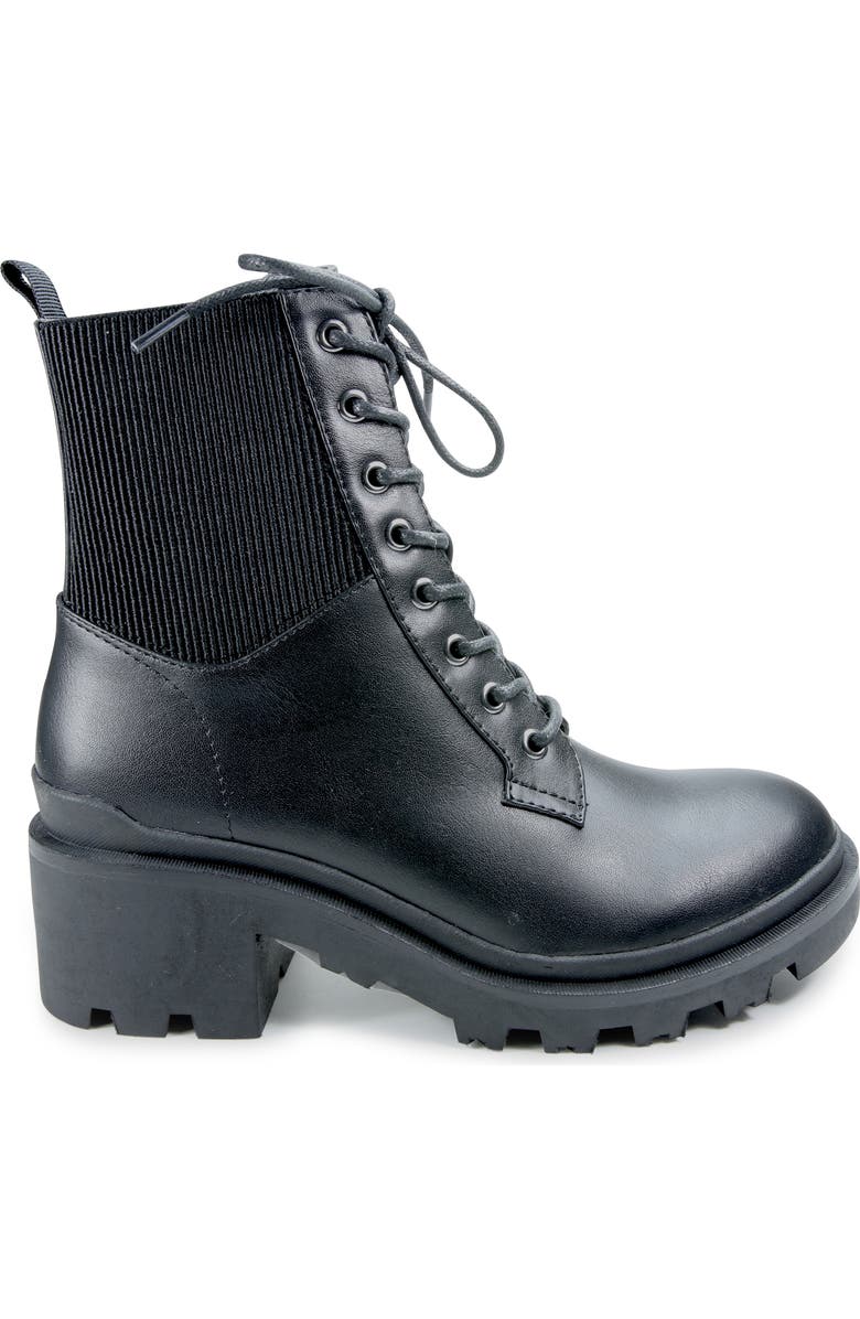 B*O*G COLLECTIVE B.O.G. Collective Seneca Faux Leather Combat Boot, Alternate, color,