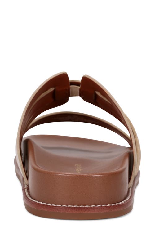 Shop Easy Spirit Trevin Slide Sandal In Metallic Gold