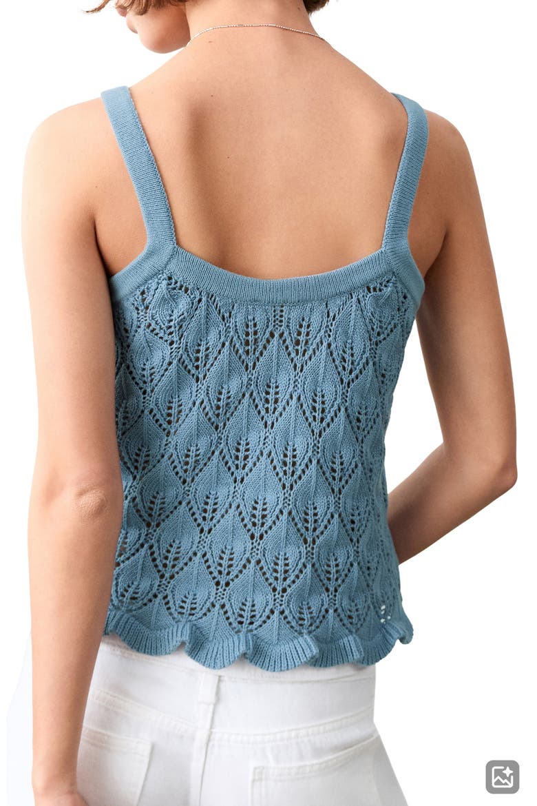 Open Stitch Tank, Alternate, color, BLUE