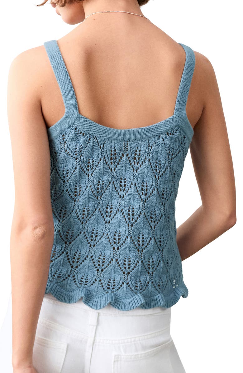 MANGO TEEN Open Stitch Tank, Alternate, color, 