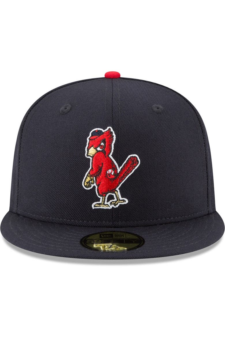 Men's New Era Navy St. Louis Cardinals Cooperstown Collection Wool 59FIFTY Fitted Hat, Alternate, color, Navy