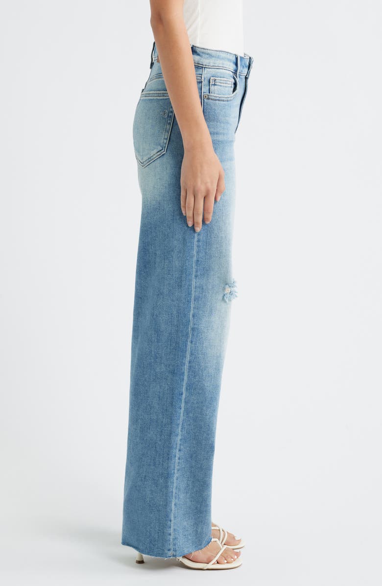 HIDDEN JEANS Wide Leg Dad Jeans, Alternate, color, Medium Wash