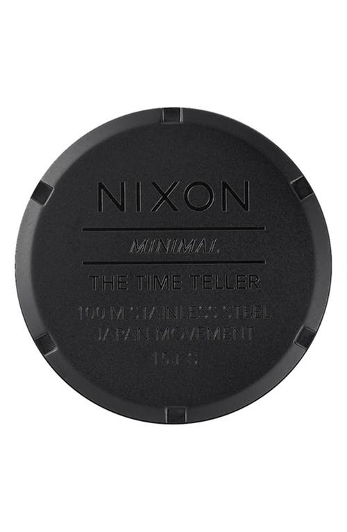 Nixon The Time Teller Bracelet Watch, 37mm In Black