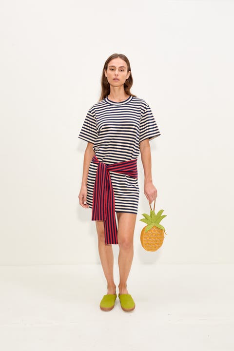 Lottie T-Shirt Dress with Tie Waist