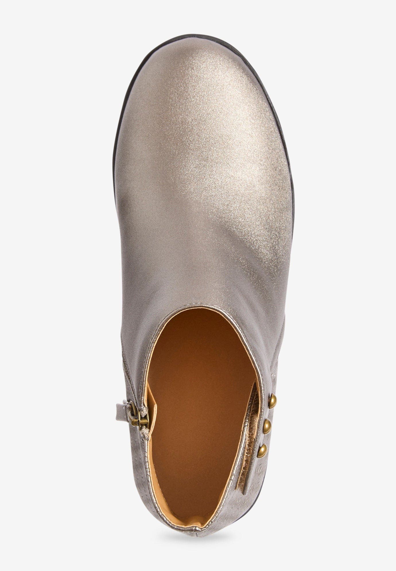 The Brinny Orthotic Shootie, Alternate, color, GUNMETAL