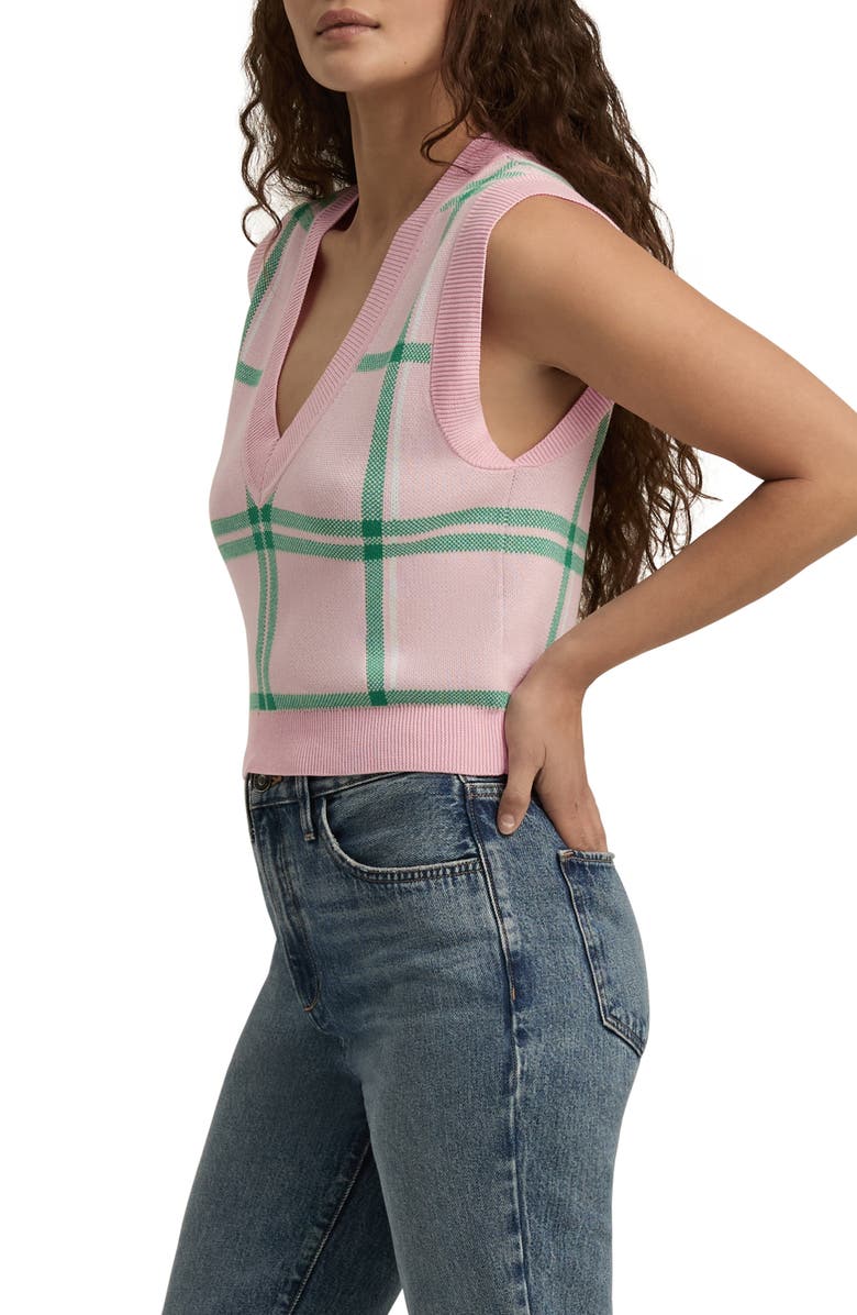 Favorite Daughter The Veronica Plaid Sweater Vest, Alternate, color,