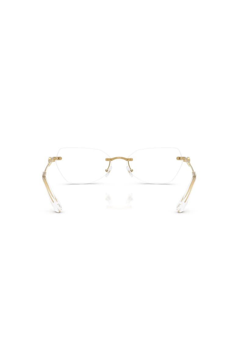 58mm Irregular optical glasses, Alternate, color, Gold