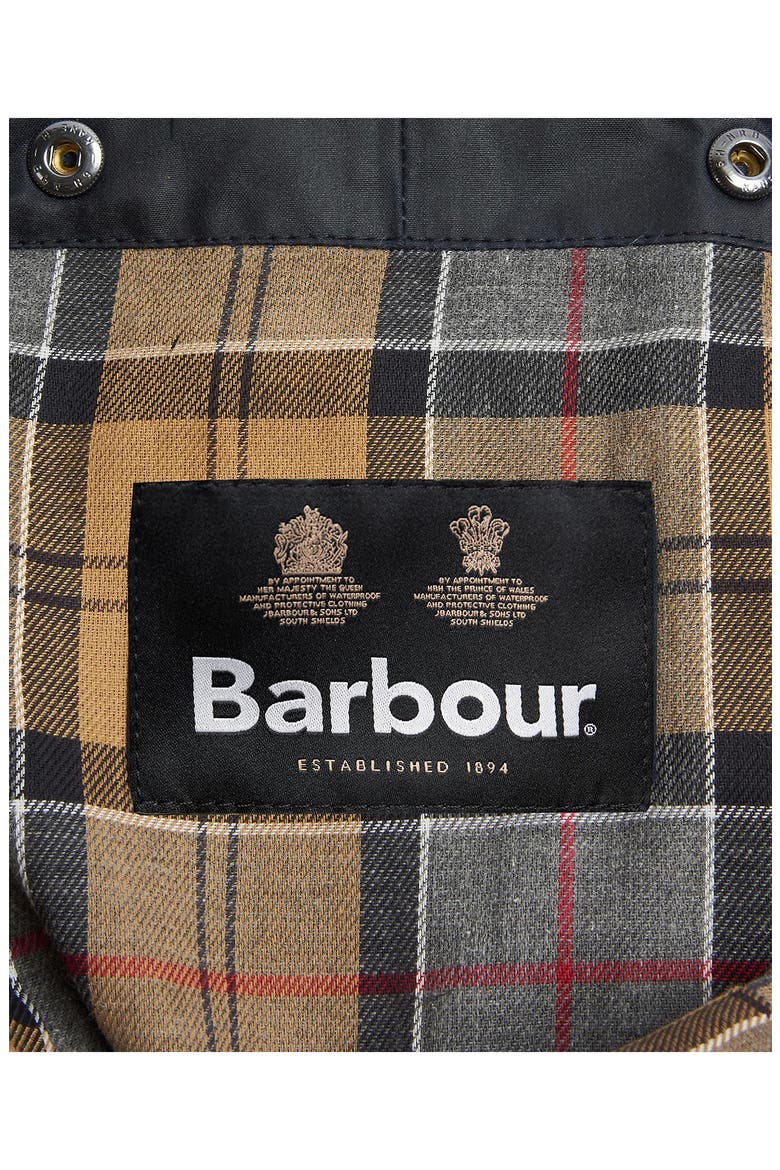 Thornproof Oversize Waxed Cotton Hood, Alternate, color, NAVY DRESS