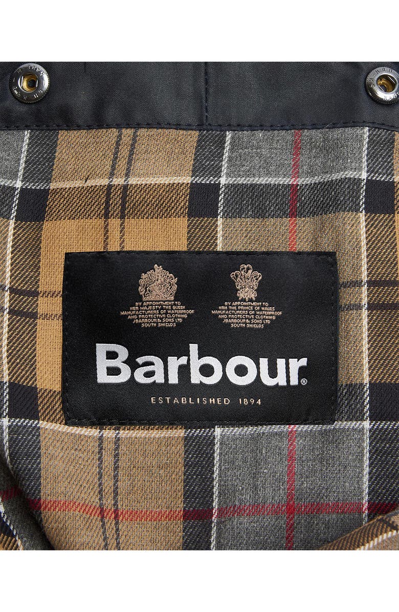 Barbour Thornproof Oversize Waxed Cotton Hood, Alternate, color, 