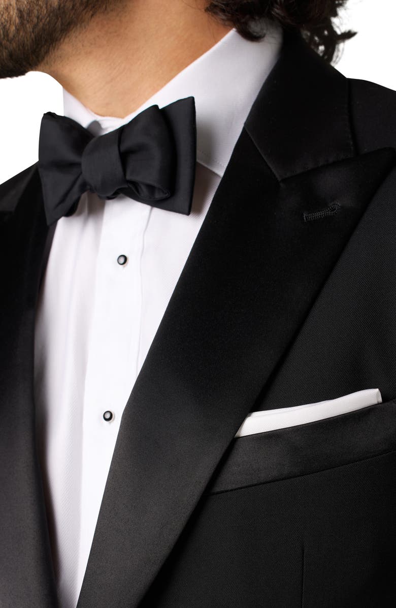 Alton Lane Performance Tailored Fit Tuxedo, Alternate, color, Raven Black