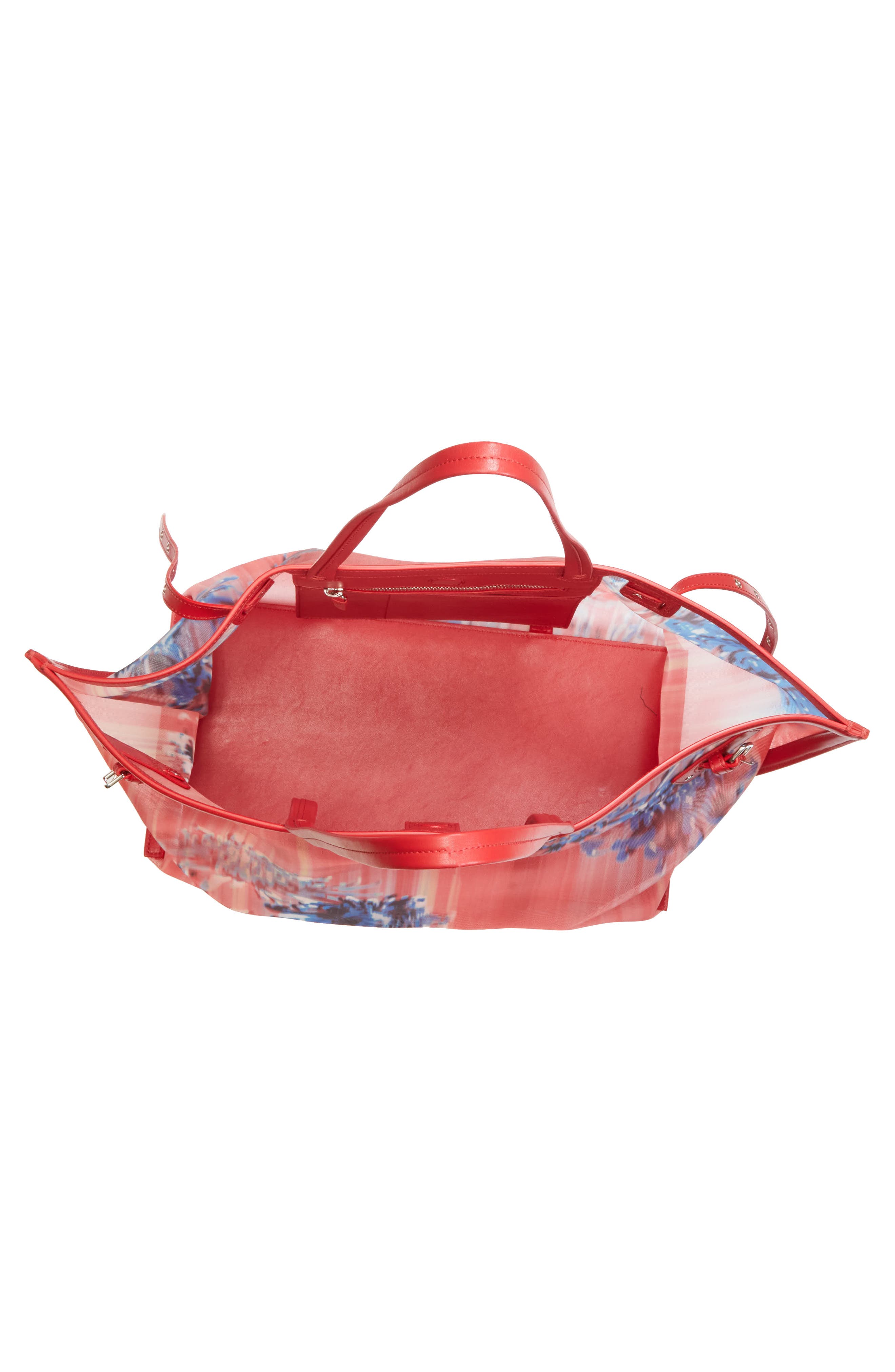 Proenza Schouler Days Mesh Carryall Tote, Alternate, color, Flame Multi